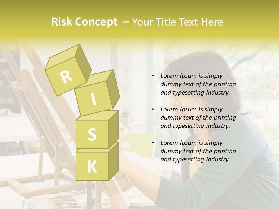 Art Teacher Painting PowerPoint Template