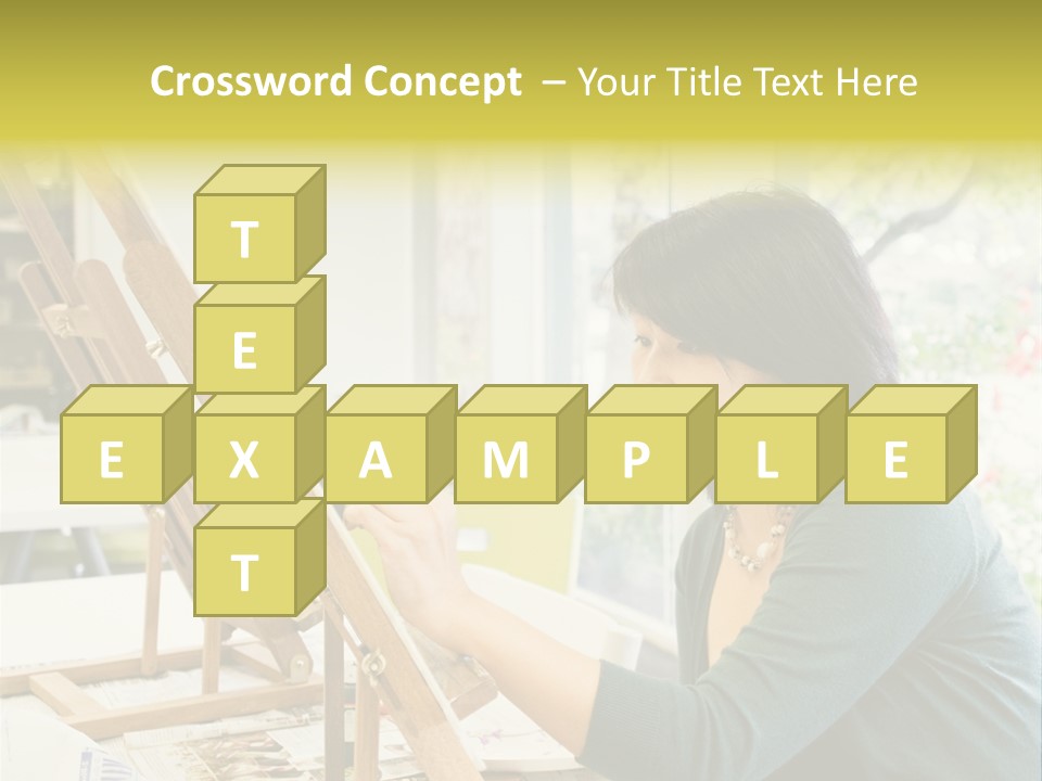 Art Teacher Painting PowerPoint Template