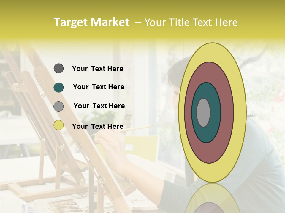 Art Teacher Painting PowerPoint Template