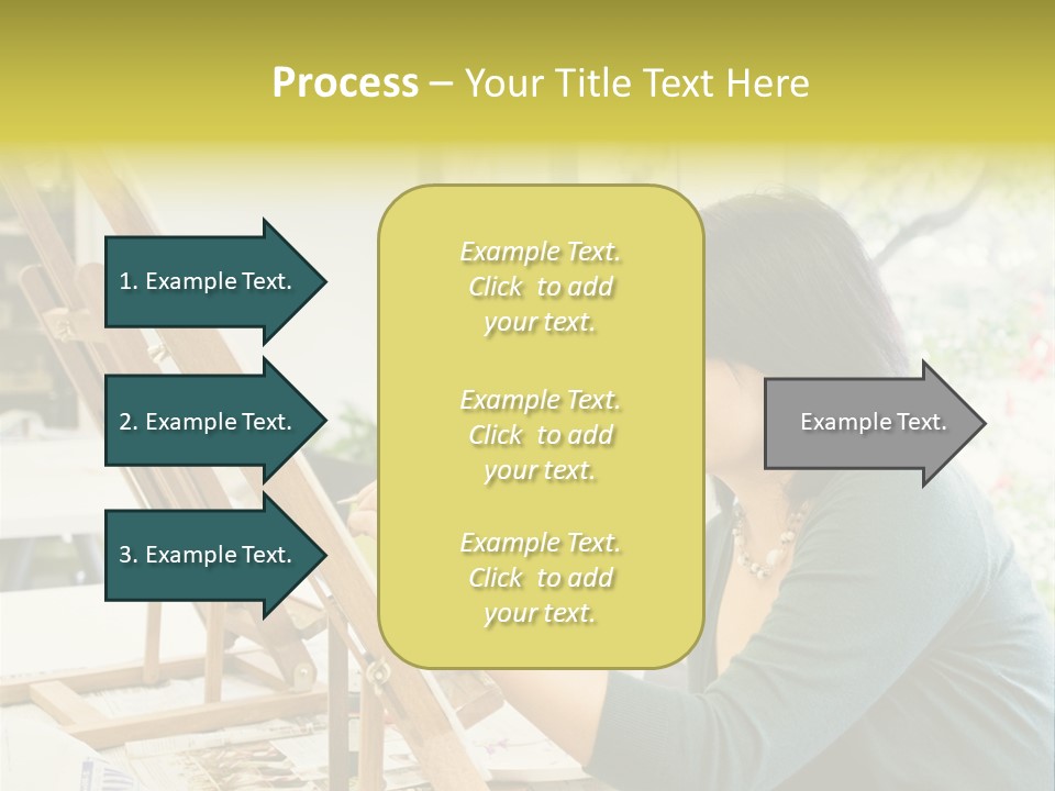 Art Teacher Painting PowerPoint Template