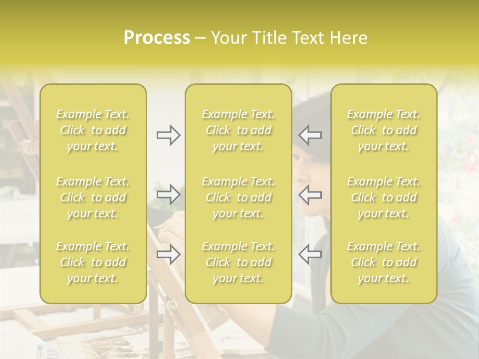 Art Teacher Painting PowerPoint Template