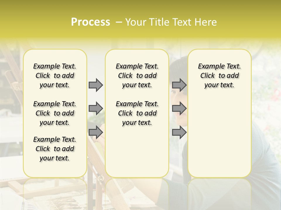 Art Teacher Painting PowerPoint Template