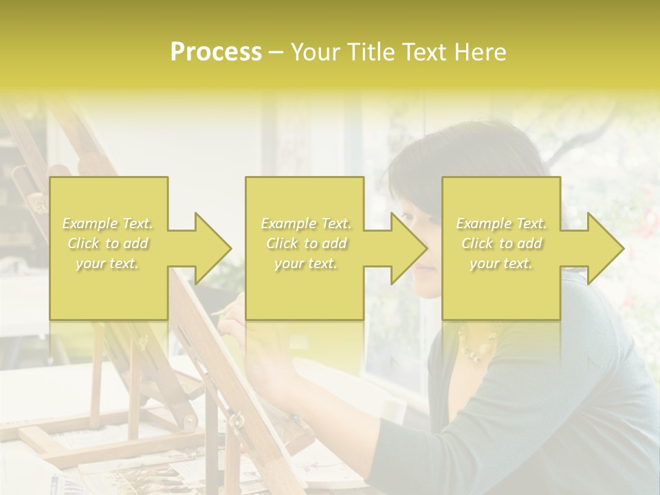 Art Teacher Painting PowerPoint Template