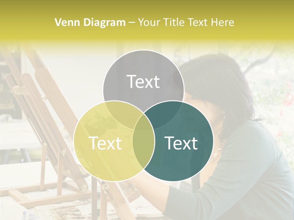 Art Teacher Painting PowerPoint Template