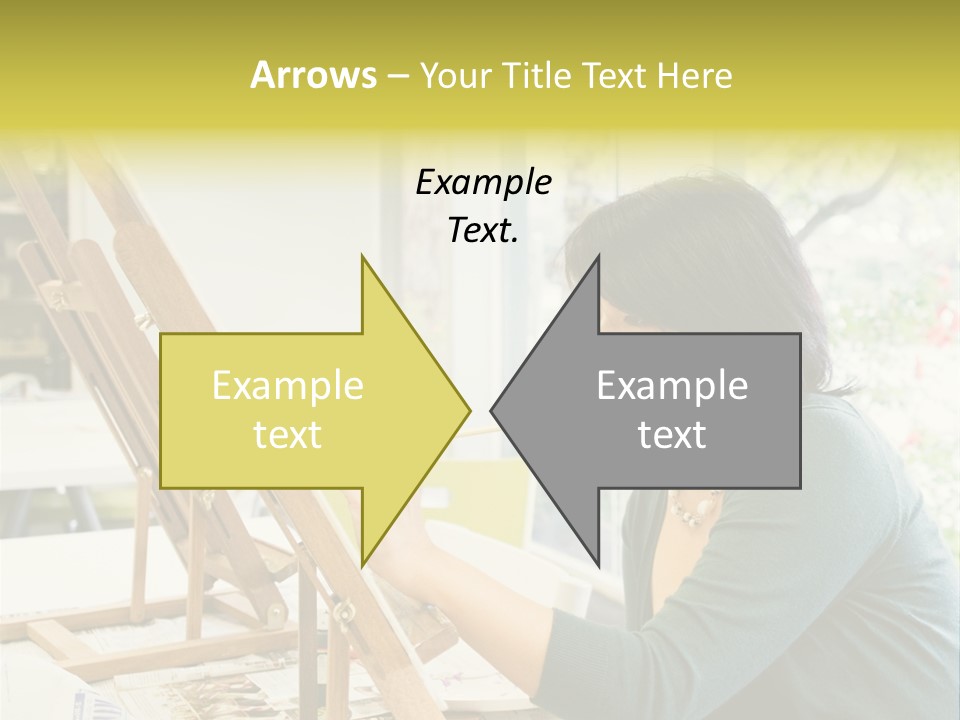 Art Teacher Painting PowerPoint Template