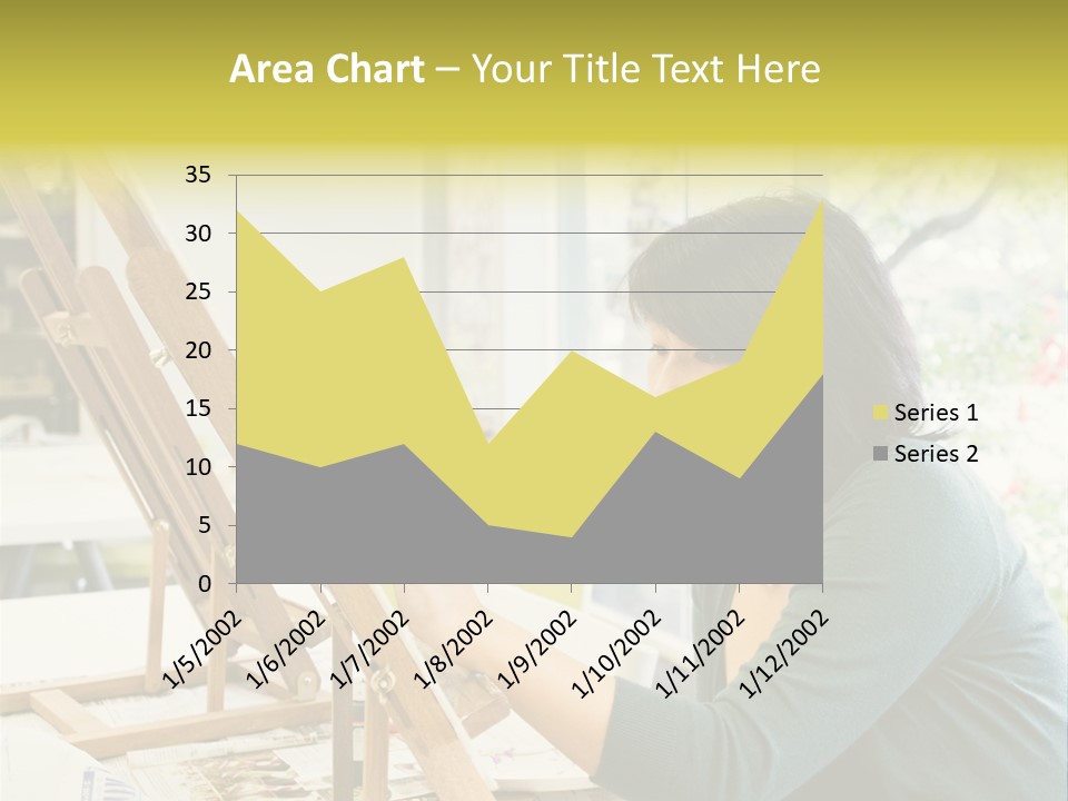Art Teacher Painting PowerPoint Template