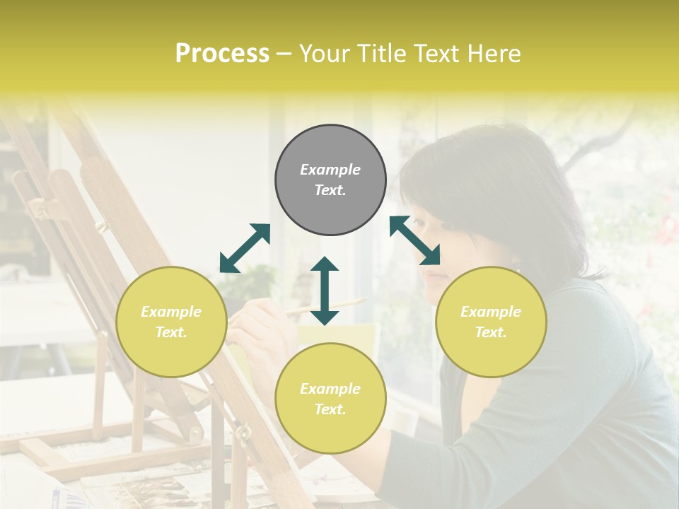 Art Teacher Painting PowerPoint Template