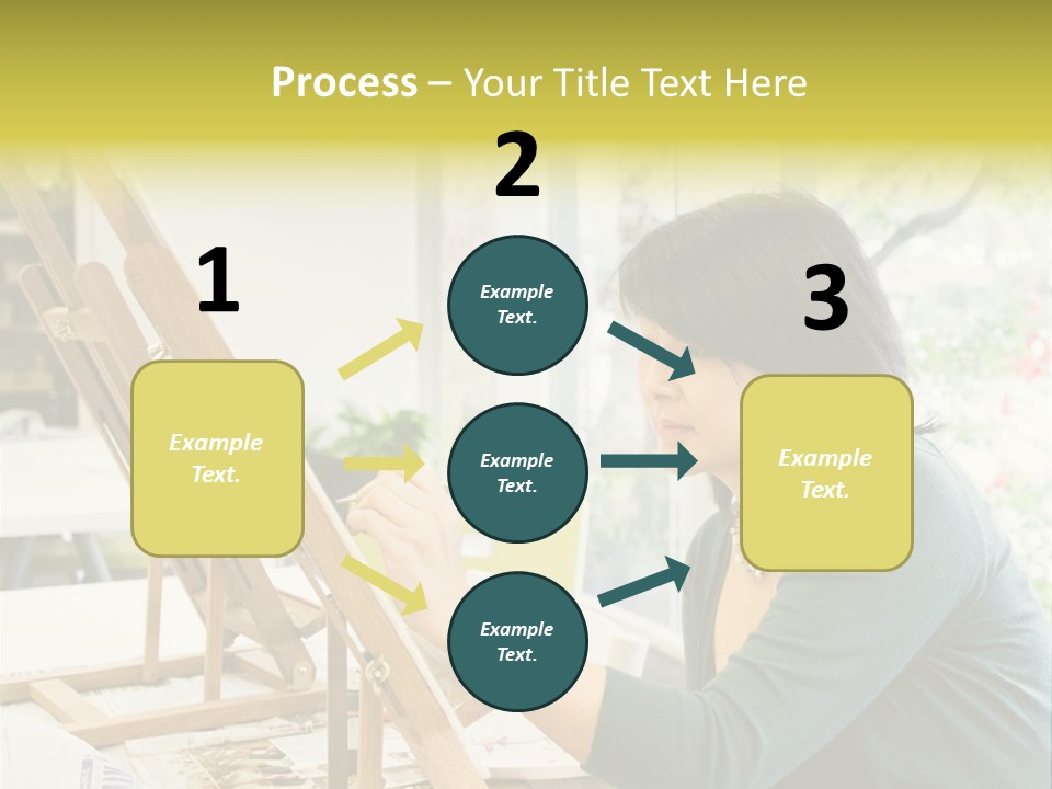 Art Teacher Painting PowerPoint Template
