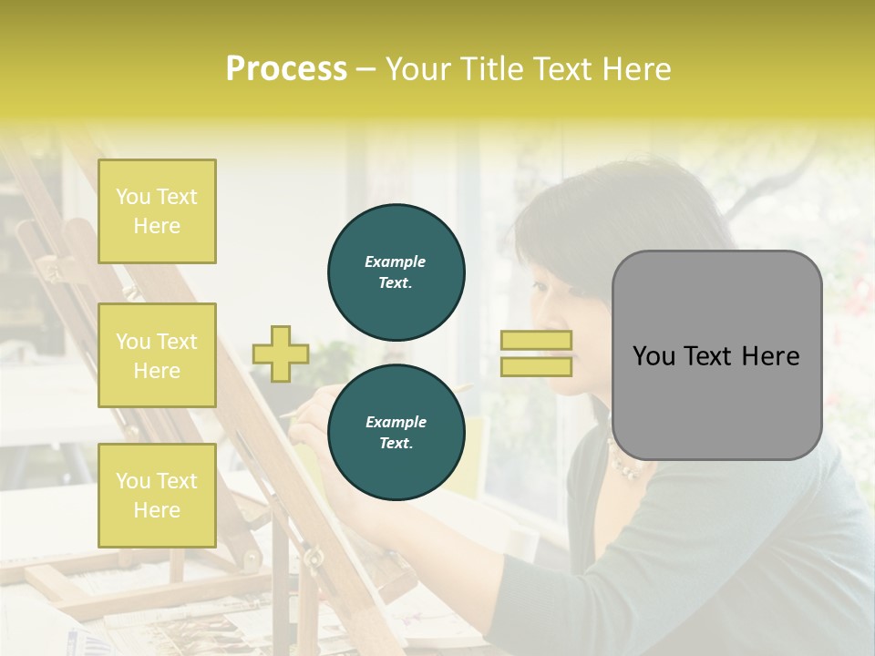 Art Teacher Painting PowerPoint Template