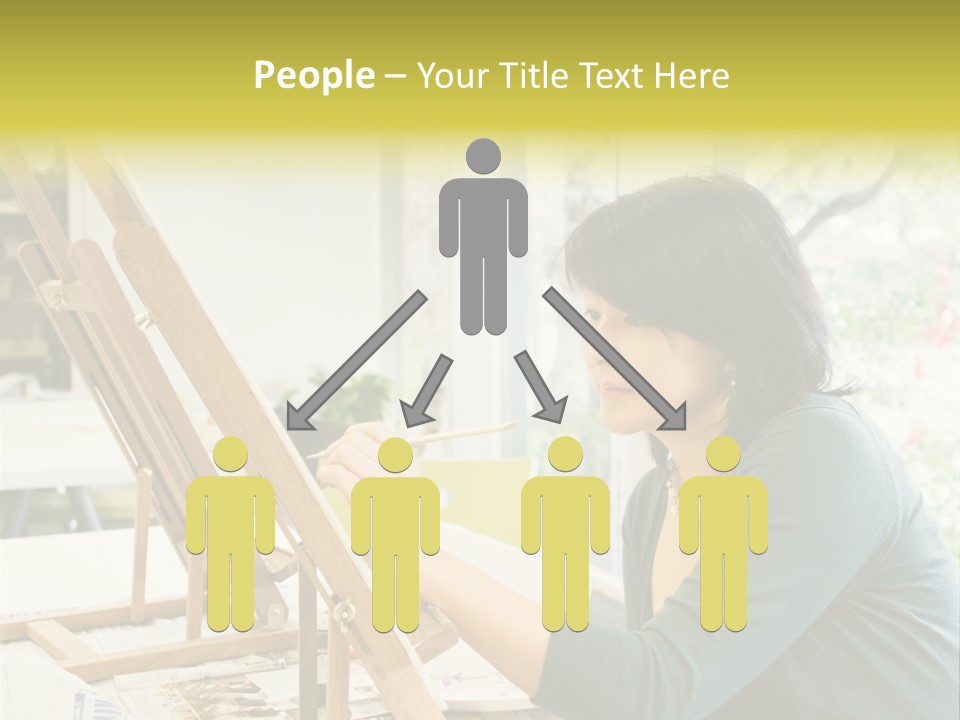 Art Teacher Painting PowerPoint Template