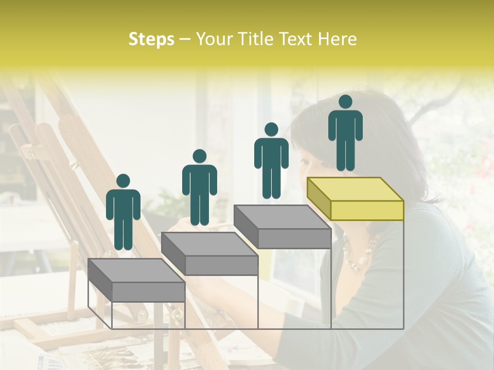 Art Teacher Painting PowerPoint Template