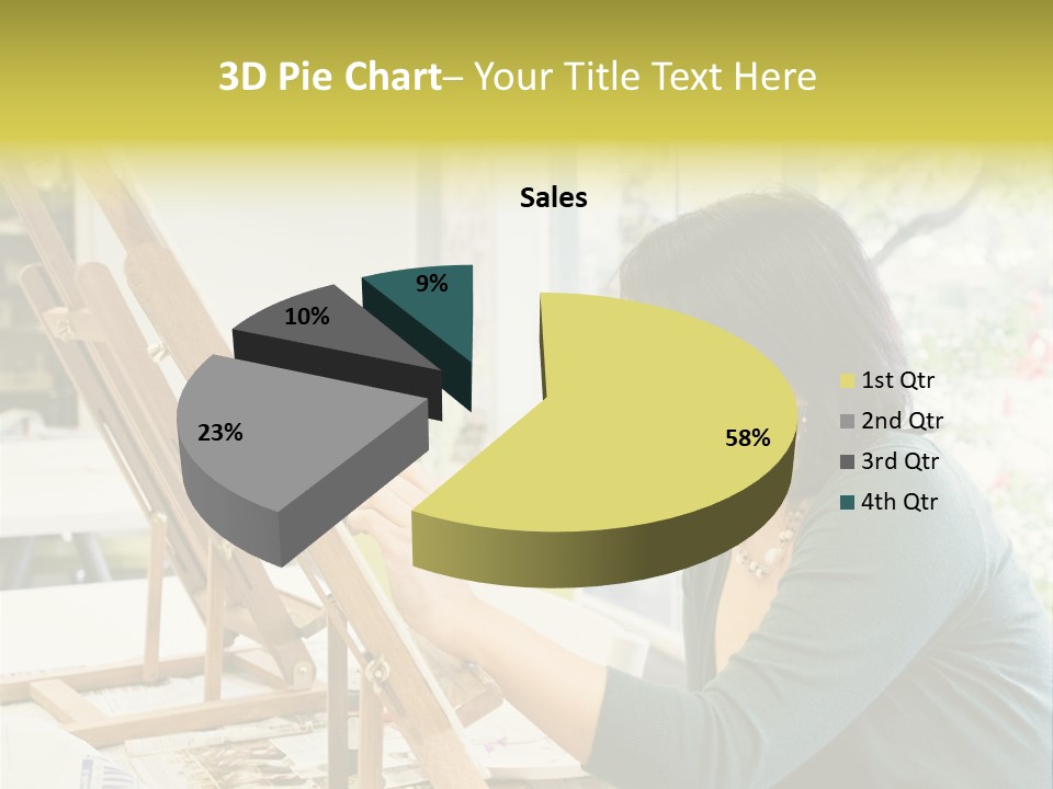 Art Teacher Painting PowerPoint Template