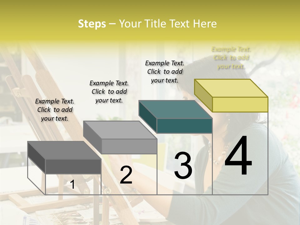 Art Teacher Painting PowerPoint Template