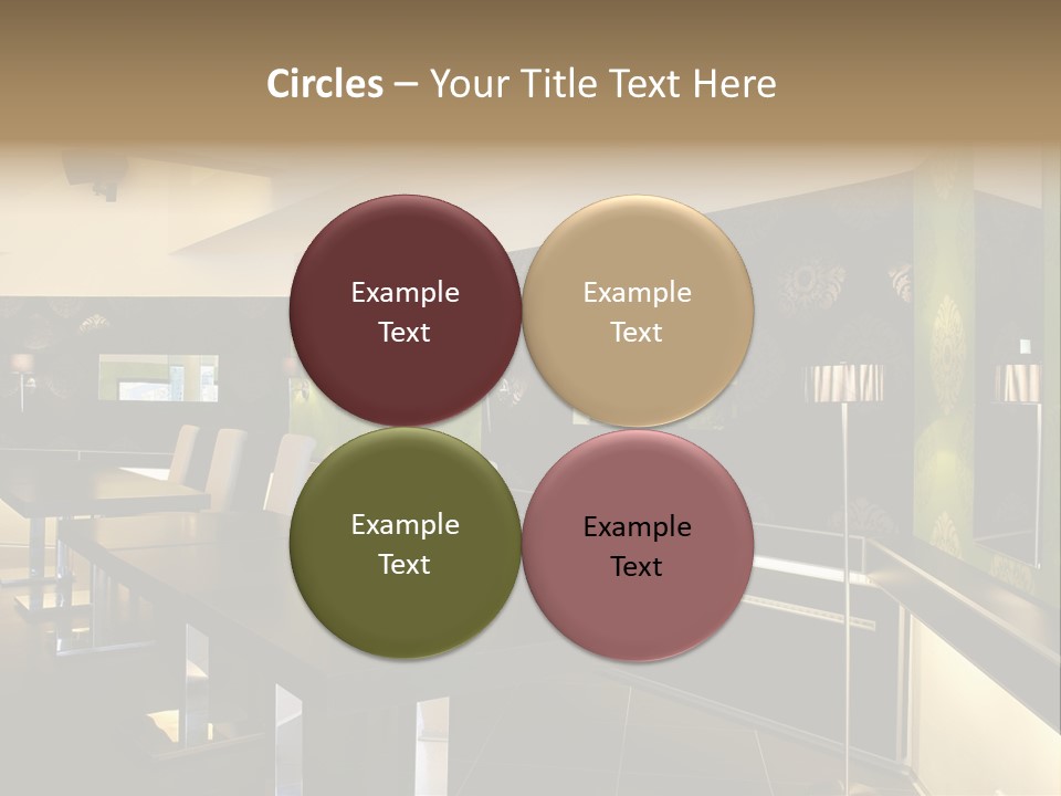 A Conference Room With A Long Table And Chairs PowerPoint Template
