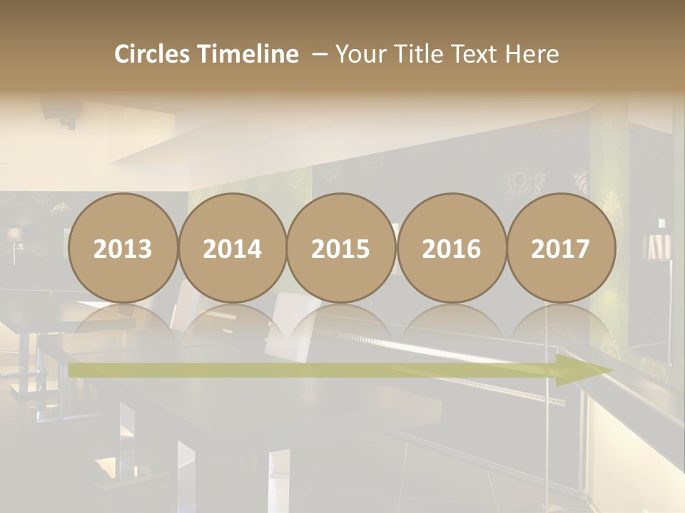 A Conference Room With A Long Table And Chairs PowerPoint Template