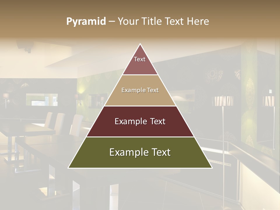 A Conference Room With A Long Table And Chairs PowerPoint Template