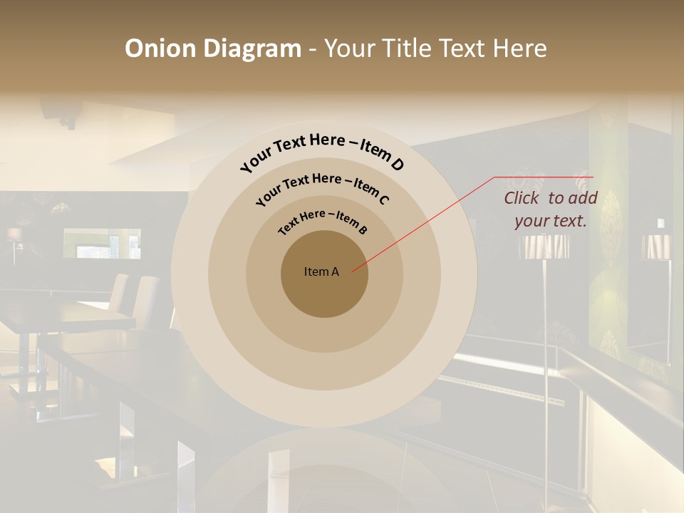 A Conference Room With A Long Table And Chairs PowerPoint Template