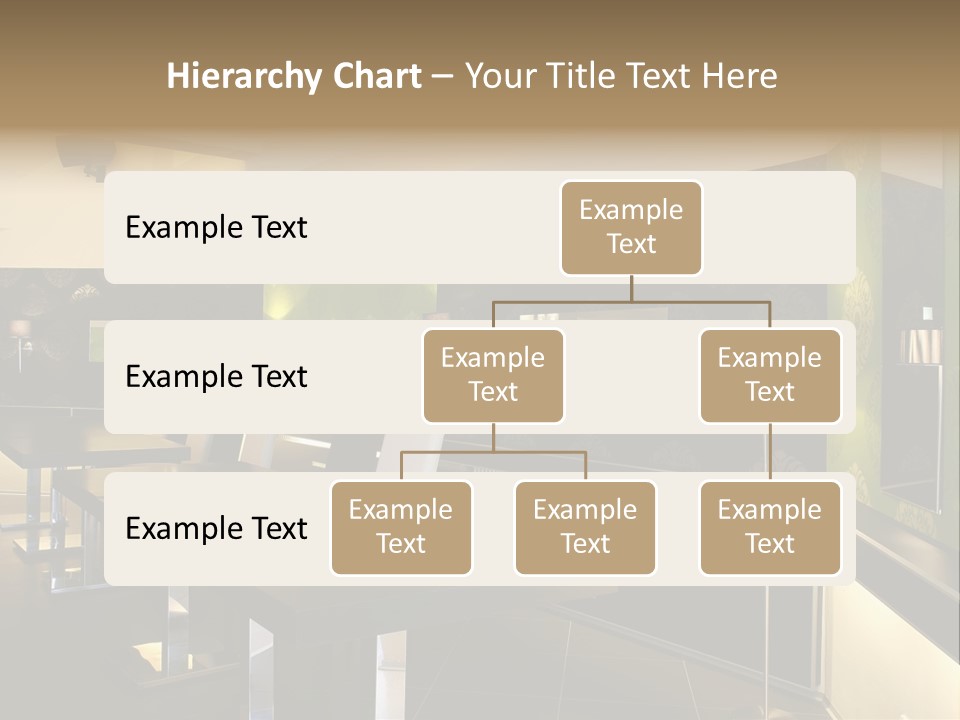 A Conference Room With A Long Table And Chairs PowerPoint Template