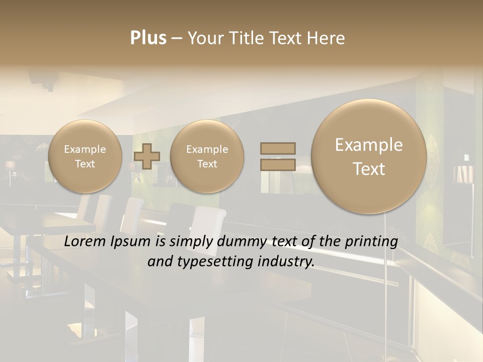 A Conference Room With A Long Table And Chairs PowerPoint Template