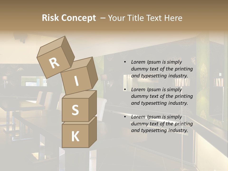 A Conference Room With A Long Table And Chairs PowerPoint Template