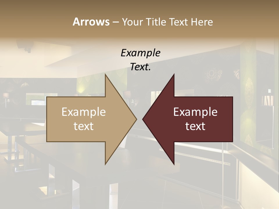 A Conference Room With A Long Table And Chairs PowerPoint Template