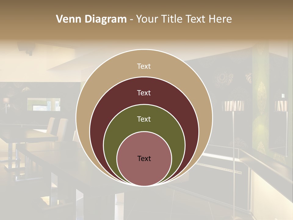 A Conference Room With A Long Table And Chairs PowerPoint Template