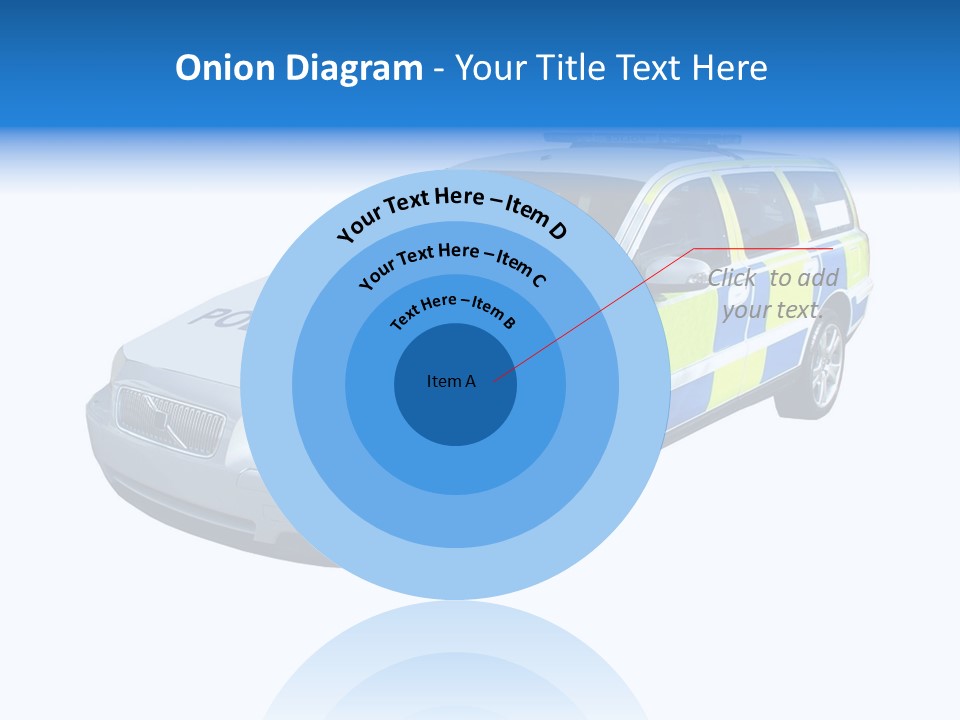 A High Speed Motorway Police Car. PowerPoint Template
