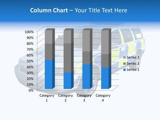 A High Speed Motorway Police Car. PowerPoint Template