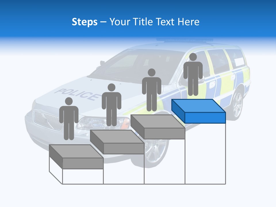A High Speed Motorway Police Car. PowerPoint Template