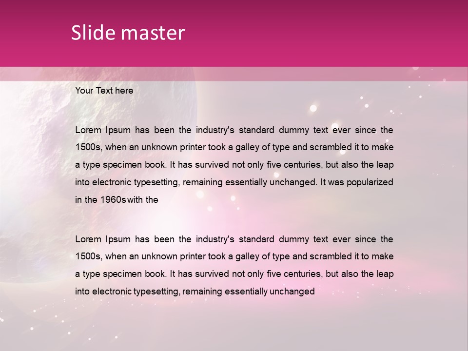 Universe PowerPoint Template