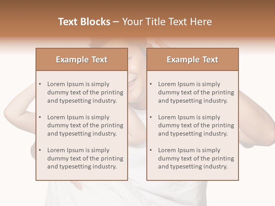Young Chinese Father Posing With Daughter Making Victory Signs With Their Hands, Happily Smiling Looking At Camera PowerPoint Template