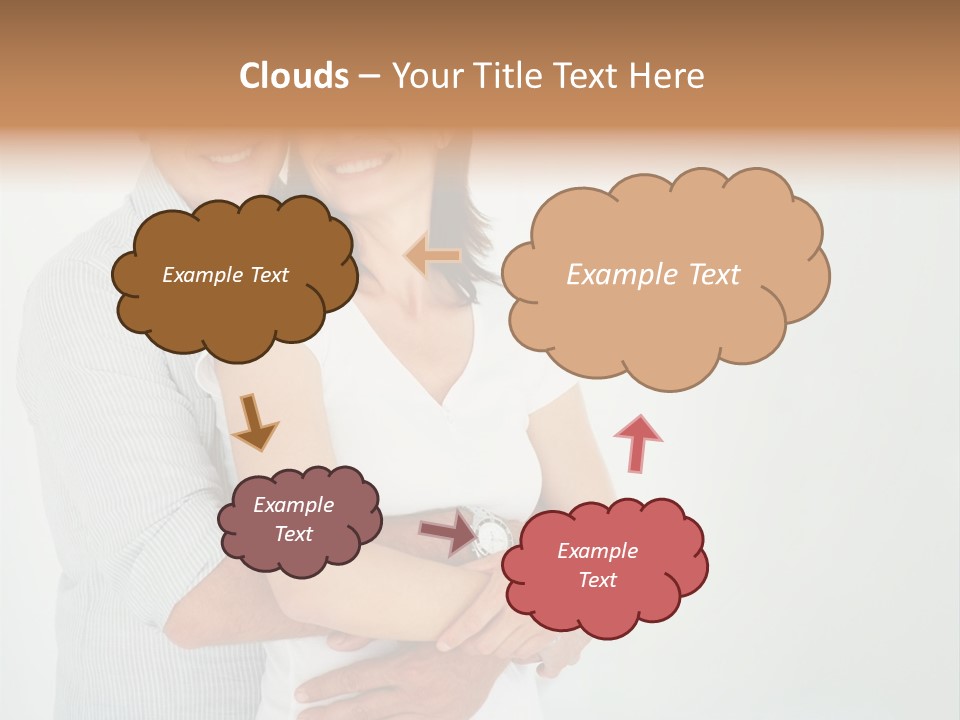 Cat Staring At A Mouse Coming Out Of Her Hole PowerPoint Template