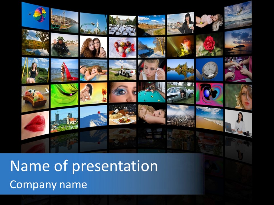 Television Production Technology Concept PowerPoint Template