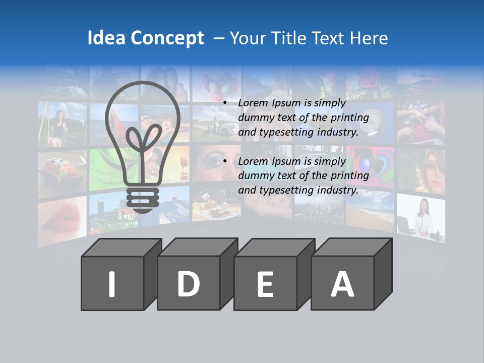 Television Production Technology Concept PowerPoint Template