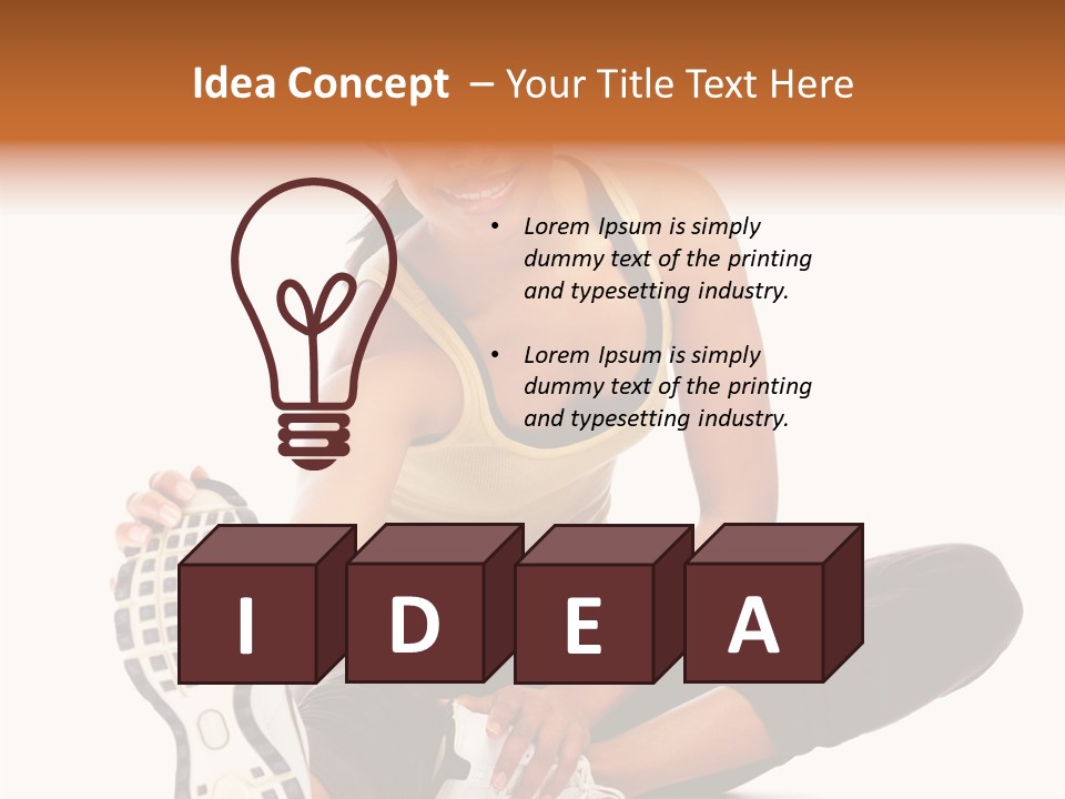Water Drop Shine PowerPoint Template