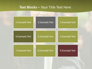 Female Graduation Portrait Smiling And Showing Her Diploma PowerPoint Template