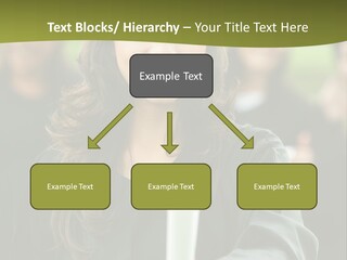 Female Graduation Portrait Smiling And Showing Her Diploma PowerPoint Template