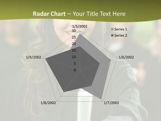 Female Graduation Portrait Smiling And Showing Her Diploma PowerPoint Template