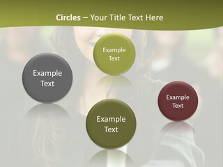 Female Graduation Portrait Smiling And Showing Her Diploma PowerPoint Template