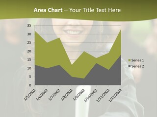 Female Graduation Portrait Smiling And Showing Her Diploma PowerPoint Template