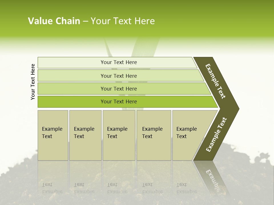 Corn Sprout In Soil PowerPoint Template