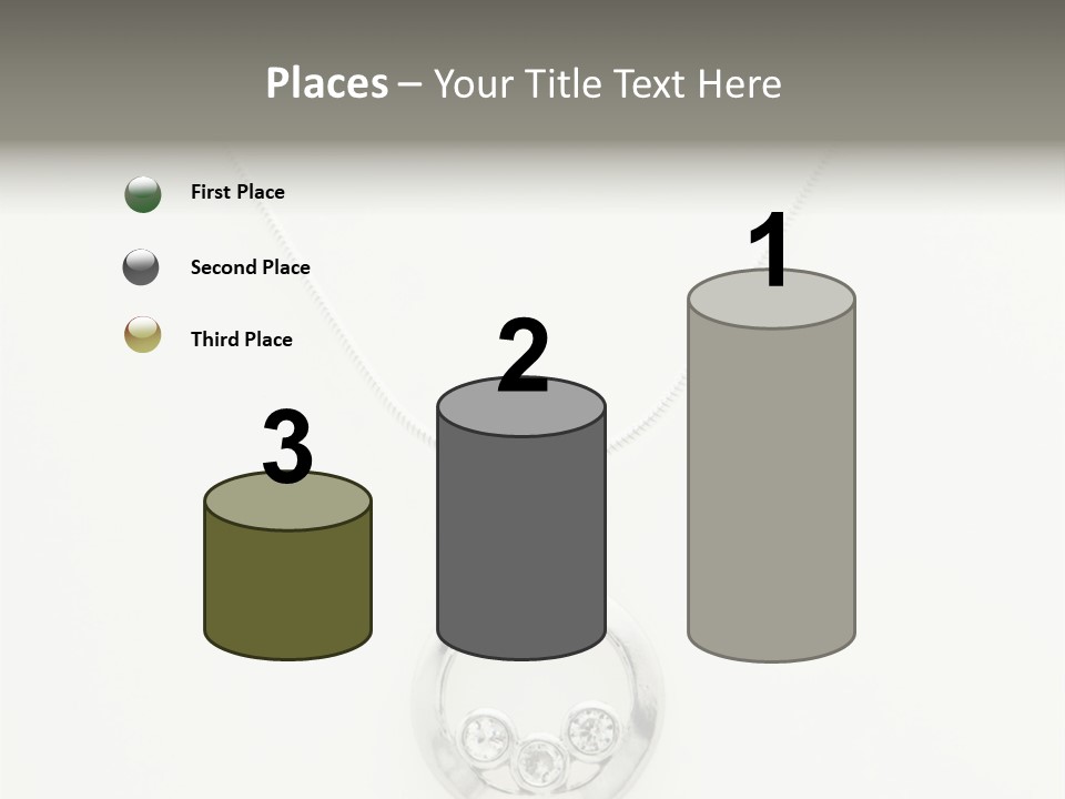 Sterling Silver Necklace PowerPoint Template