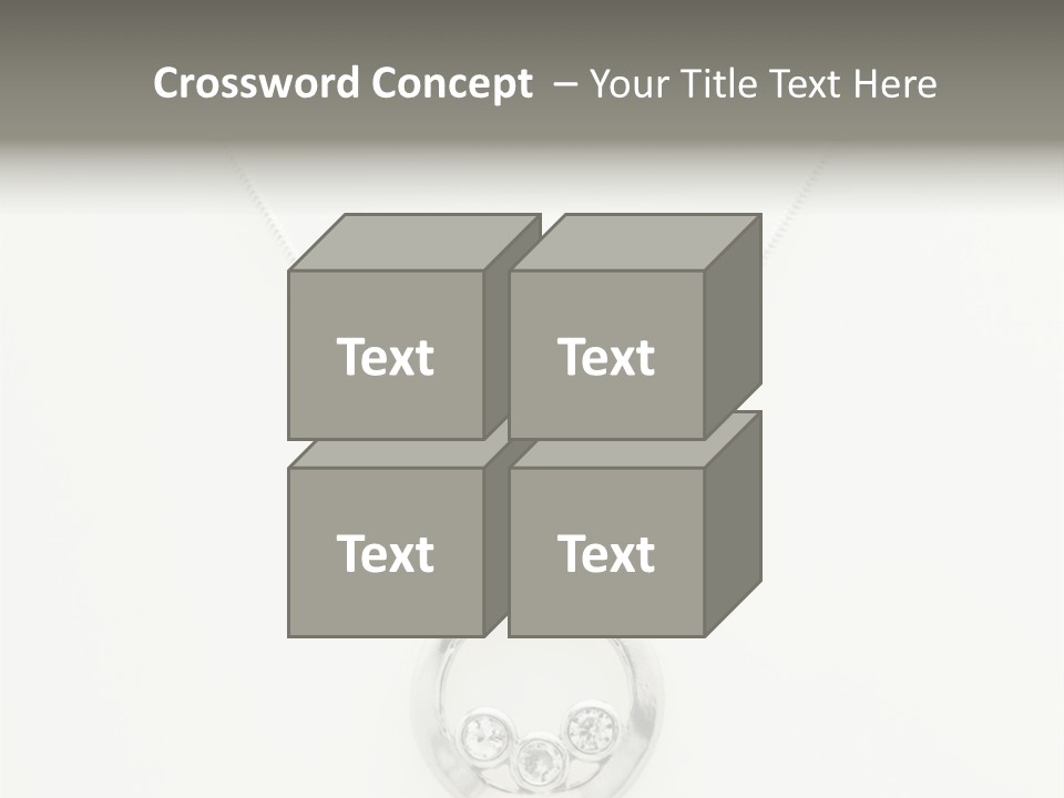 Sterling Silver Necklace PowerPoint Template