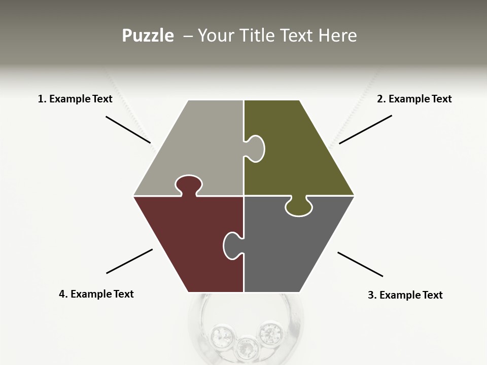 Sterling Silver Necklace PowerPoint Template