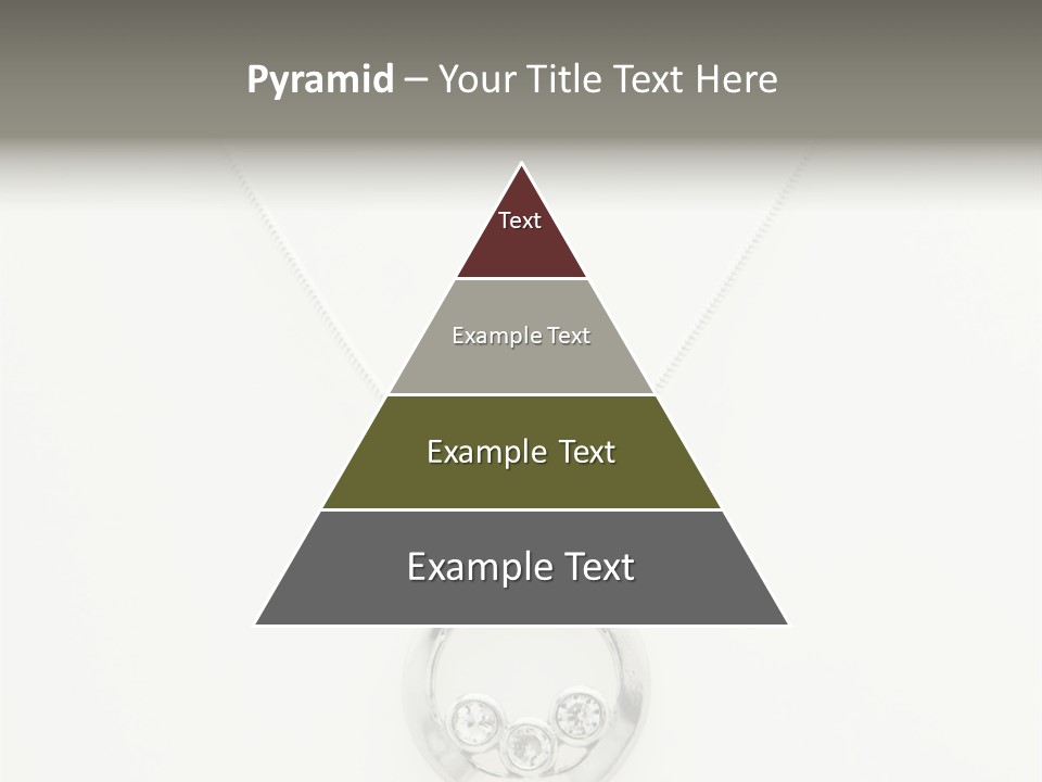 Sterling Silver Necklace PowerPoint Template