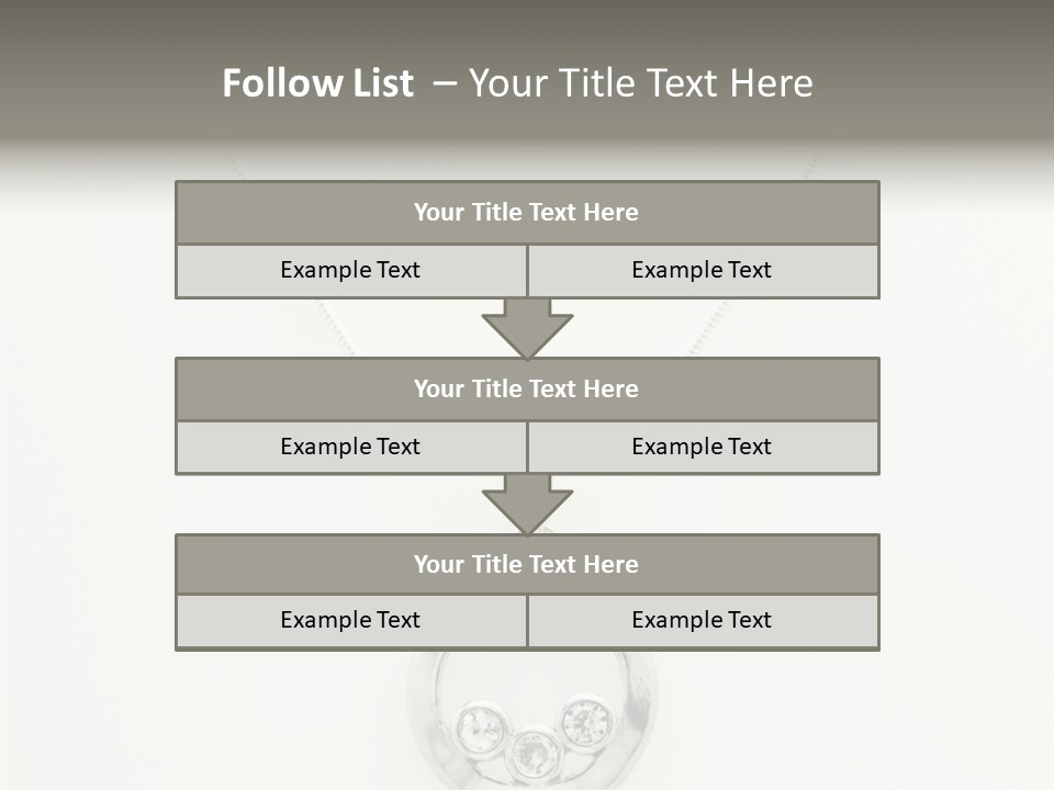 Sterling Silver Necklace PowerPoint Template