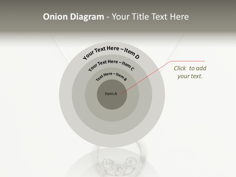 Sterling Silver Necklace PowerPoint Template