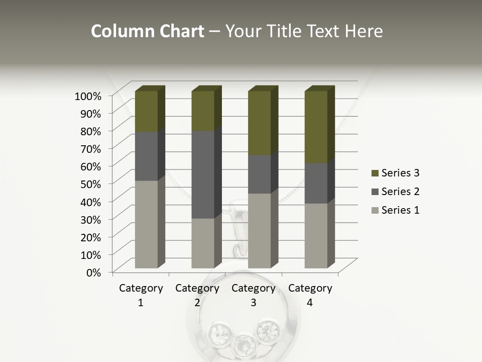 Sterling Silver Necklace PowerPoint Template