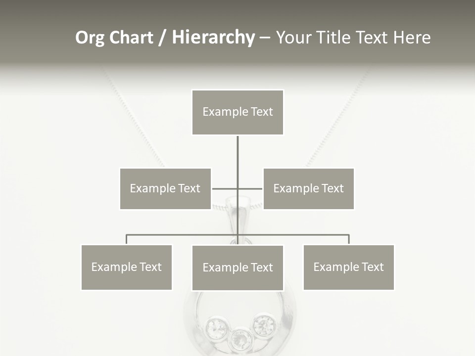 Sterling Silver Necklace PowerPoint Template