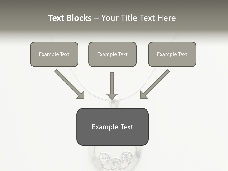 Sterling Silver Necklace PowerPoint Template